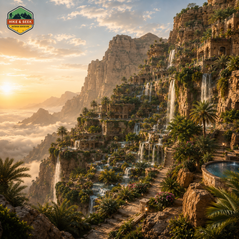 Where Mountains Meet Water and Greenery, Nature Creates a Miracle