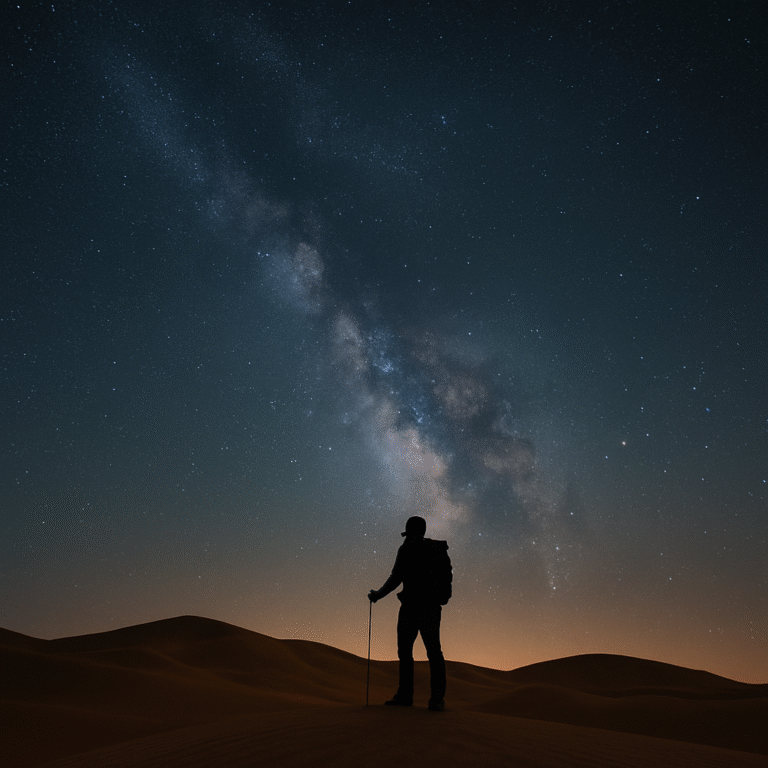 Night Hiking in Saudi Arabia: The Magic of Stars and Silence in the Desert